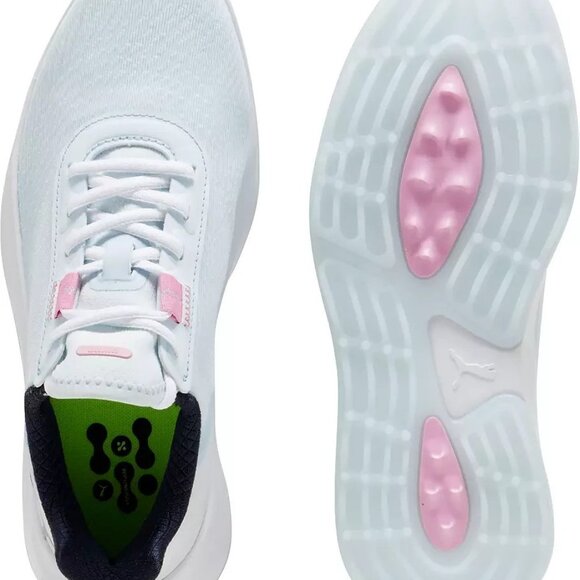 Puma Fusion Crush Sport Icy Blue/Pink Icing Women Spikeless Golf Shoes Size 7.5 - Picture 3 of 5